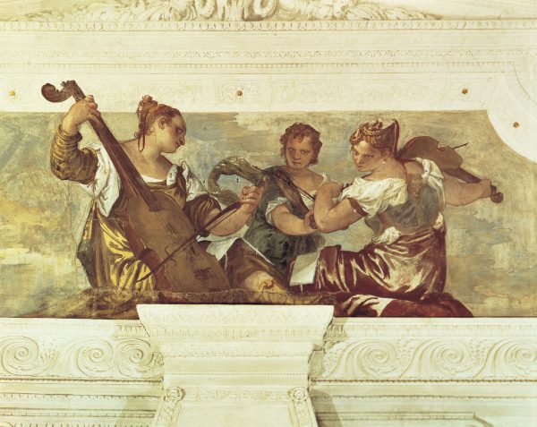 P.Veronese / Harmony / Fresco from Veronese, Paolo (eigentl. Paolo Caliari)