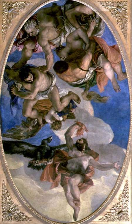 Jupiter Striking Down the Vices from Veronese, Paolo (eigentl. Paolo Caliari)