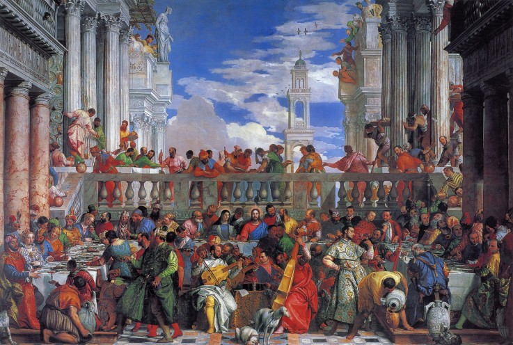 The Wedding Feast at Cana from Veronese, Paolo (eigentl. Paolo Caliari)