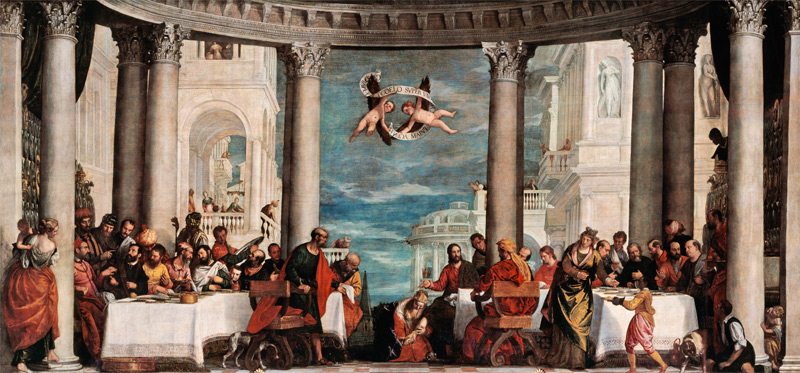 Feast in the House of Simon the Pharisee from Veronese, Paolo (eigentl. Paolo Caliari)