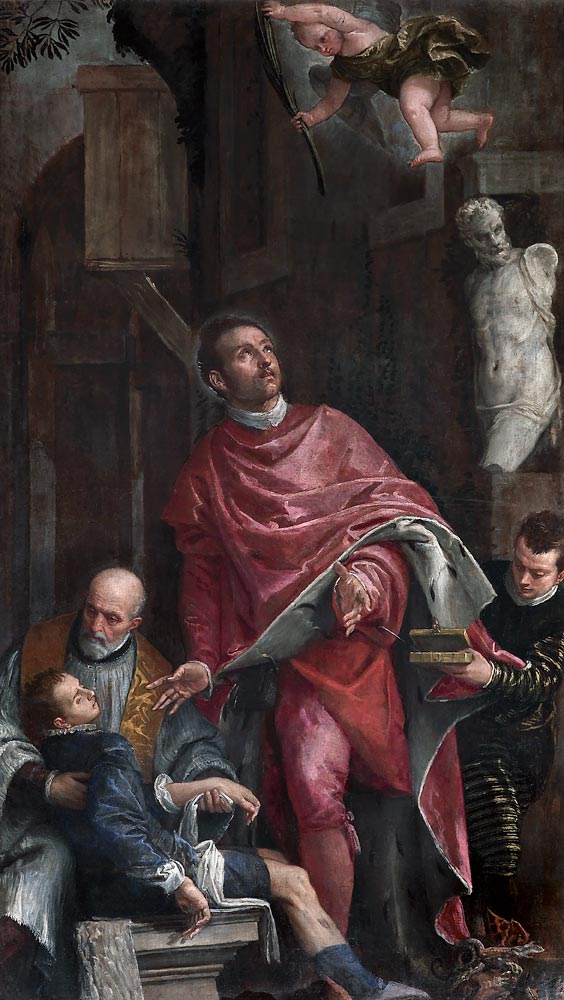 St. Pantaleone healing a child from Veronese, Paolo (eigentl. Paolo Caliari)