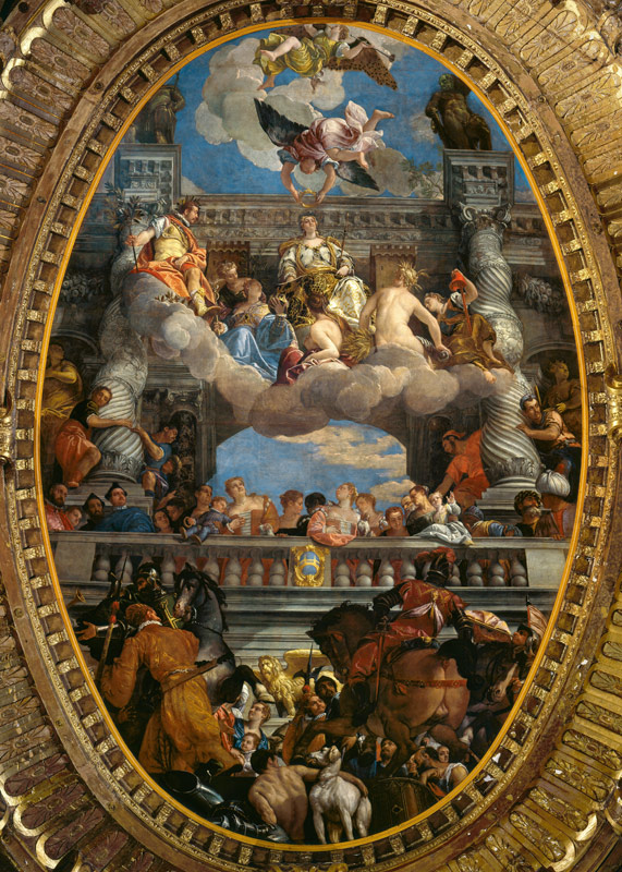 Veronese, Triumph of Venice / painting from Veronese, Paolo (eigentl. Paolo Caliari)
