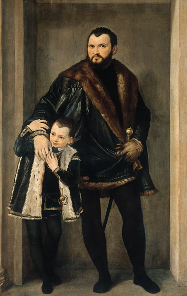 Giuseppe da Porto and his Son from Veronese, Paolo (eigentl. Paolo Caliari)