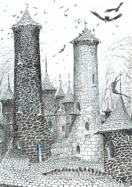 page9, The Castle in the Forest of Findhorn from Vincent Alexander Booth
