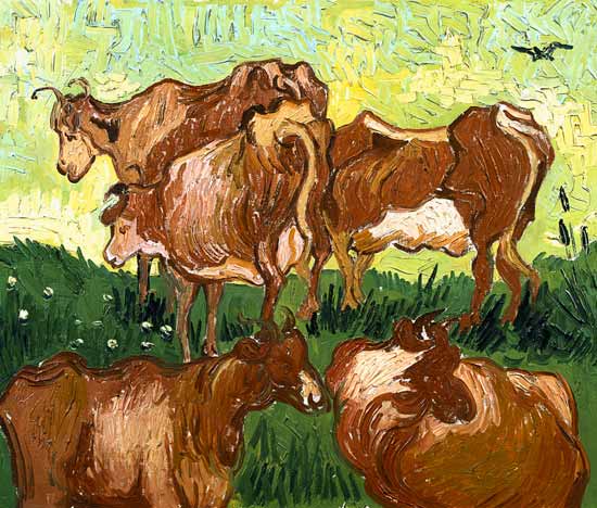 Kühe (nach Jordaens) from Vincent van Gogh