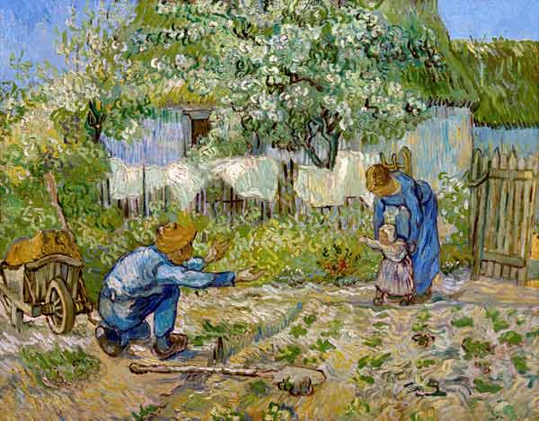 Erste Schritte (nach Millet) from Vincent van Gogh