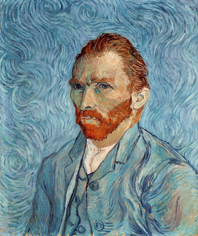 V.van Gogh, Selbstbildnis 1889/90 from Vincent van Gogh