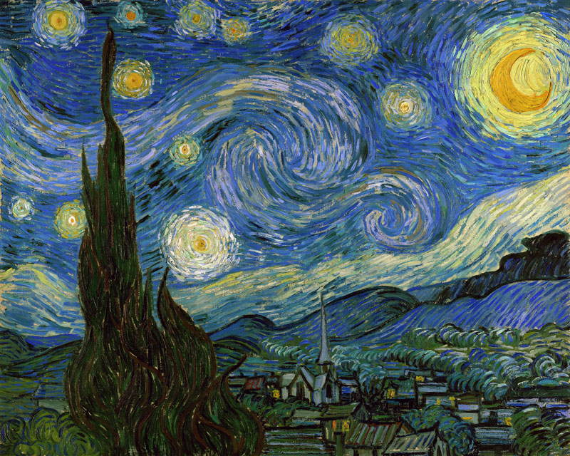 Die Sternennacht from Vincent van Gogh