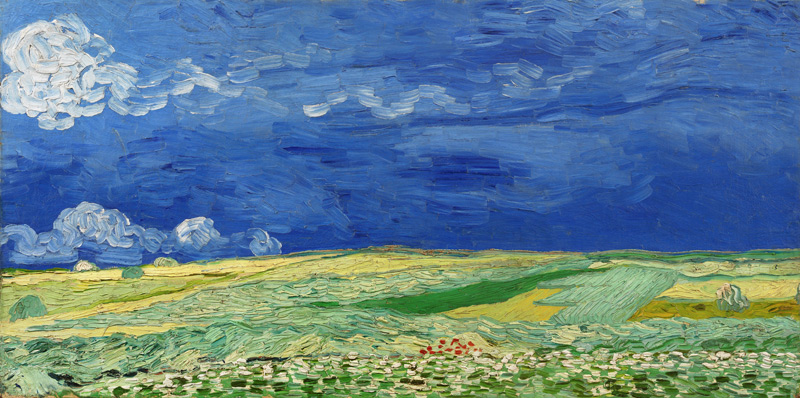 Feld unter Sturmhimmel from Vincent van Gogh
