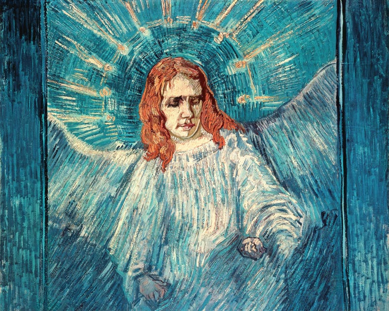 Halbfigur eines Engels from Vincent van Gogh