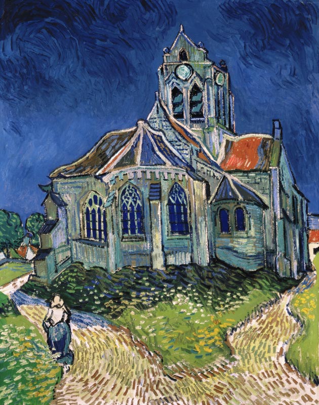 Kirche von Auvers from Vincent van Gogh