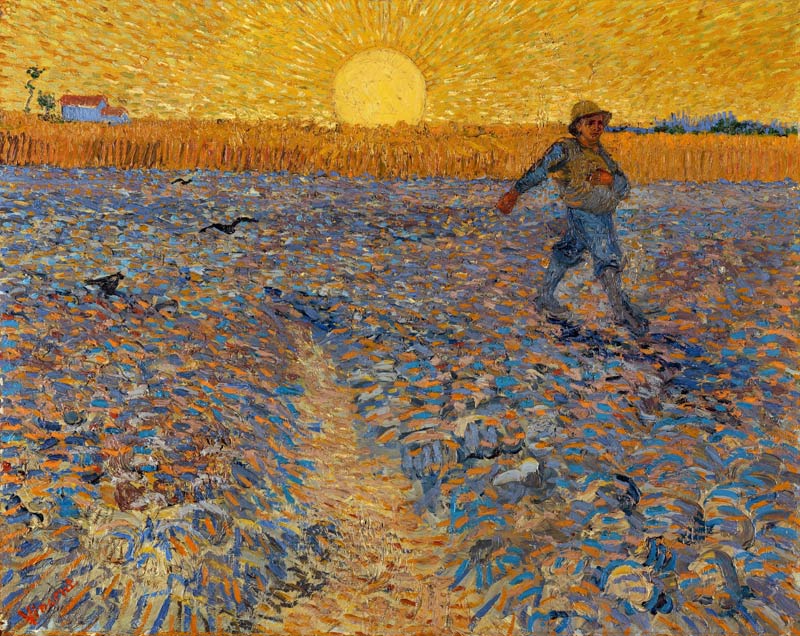 Sämann bei untergehender Sonne 2 from Vincent van Gogh