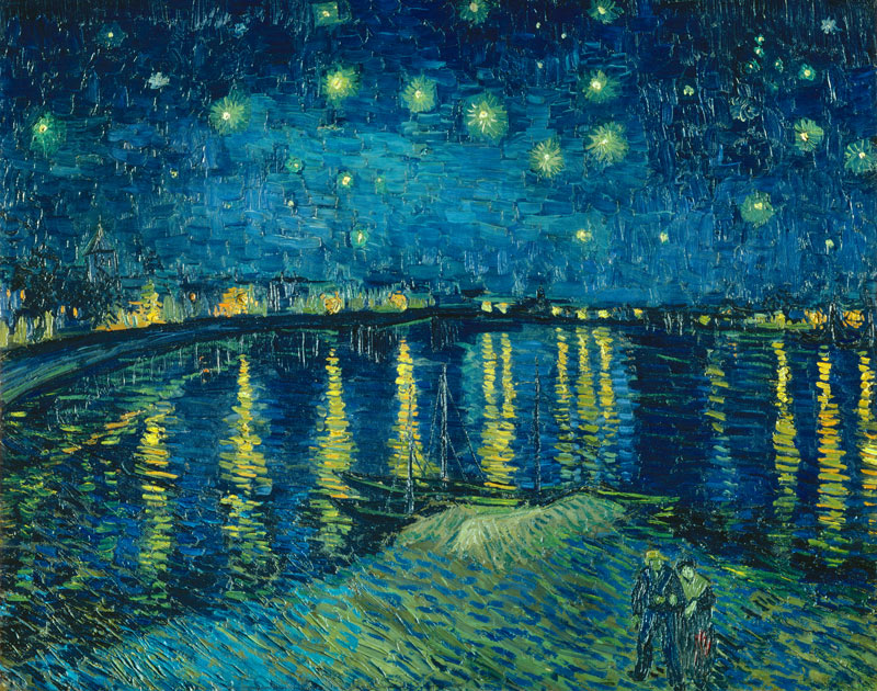 Sternennacht über der Rhone from Vincent van Gogh