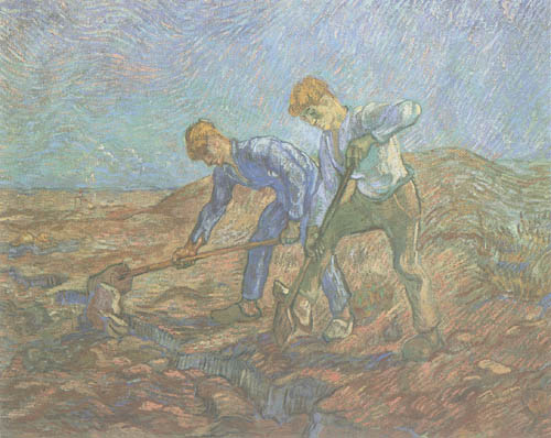 Zwei Bauern beim Umgraben from Vincent van Gogh