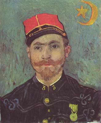 Bildnis des Leutnants Milliet from Vincent van Gogh