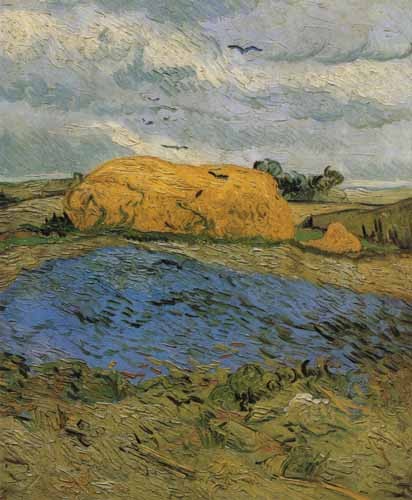 Heuschober an einem Regentag from Vincent van Gogh