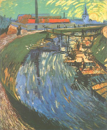 Der Kanal La Roubine du Roi from Vincent van Gogh