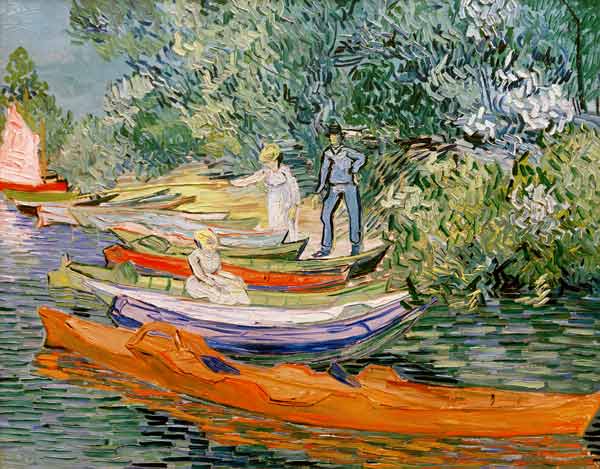 Am Ufer der Oise in Auvers from Vincent van Gogh
