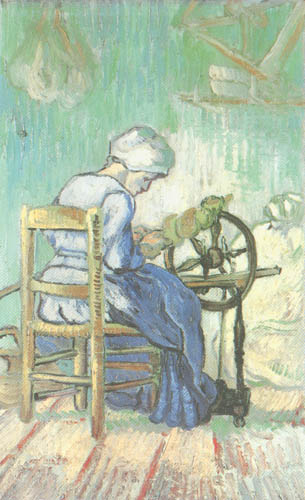 Die Spinnerin from Vincent van Gogh