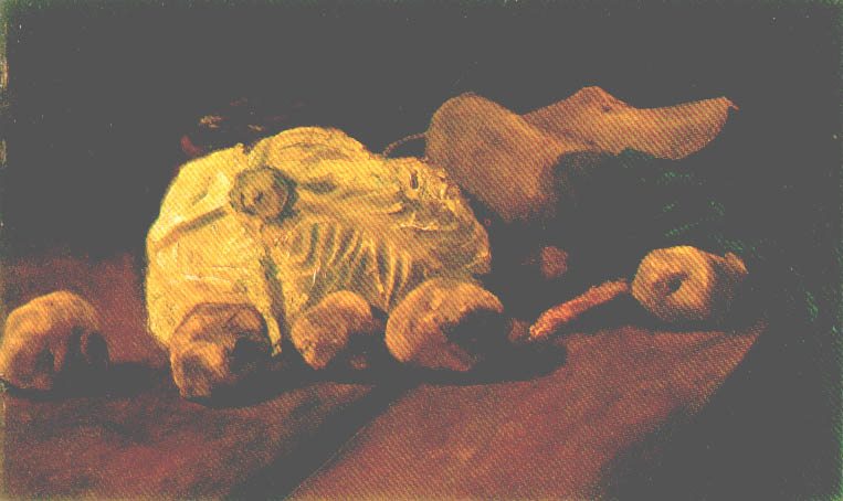 Stilleben mit Kohl und Holzschuhen from Vincent van Gogh