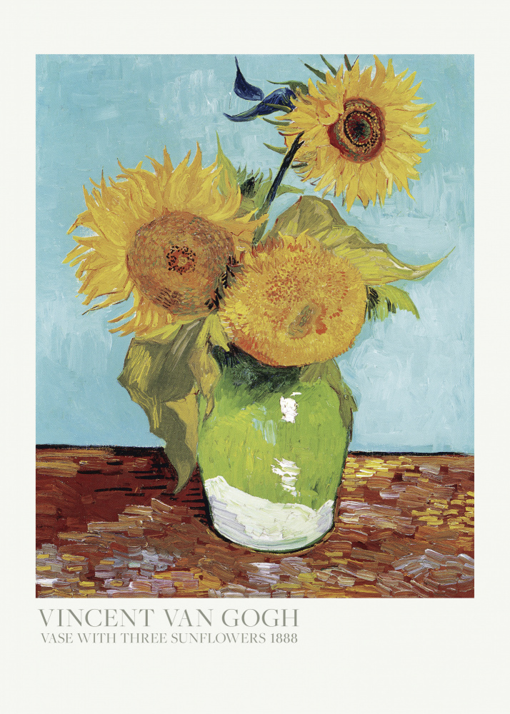 Vase mit drei Sonnenblumen from Vincent van Gogh