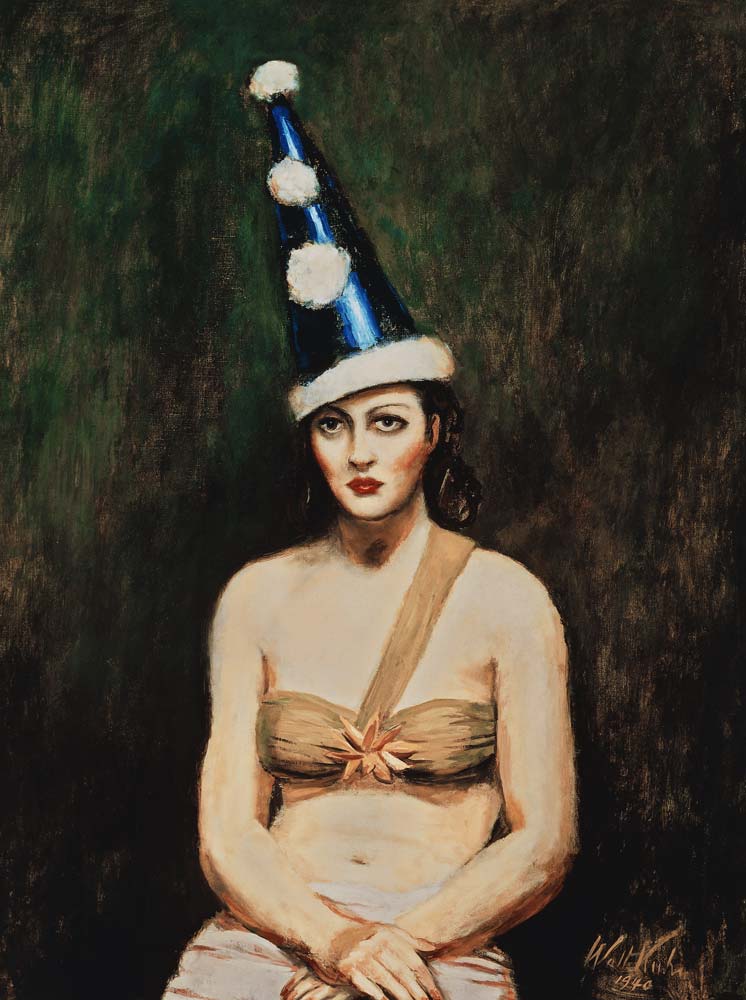 Mädchen in Pierrots Hut, 1940 from Walt Kuhn