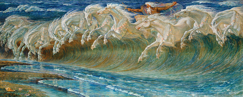 Die Pferde des Neptun from Walter Crane