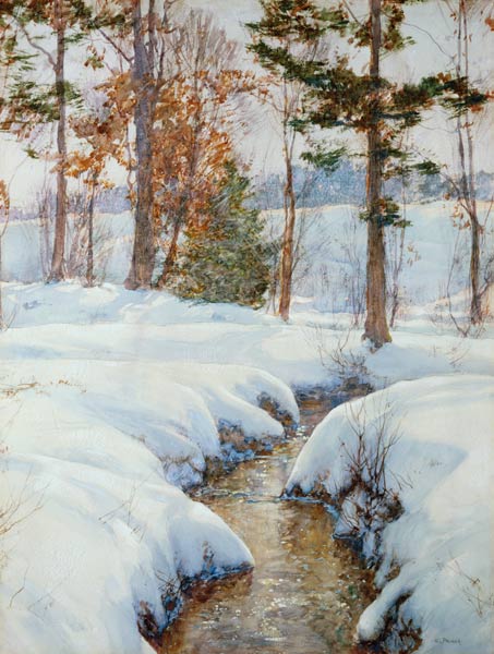 Bächlein im Schnee from Walter Launt Palmer