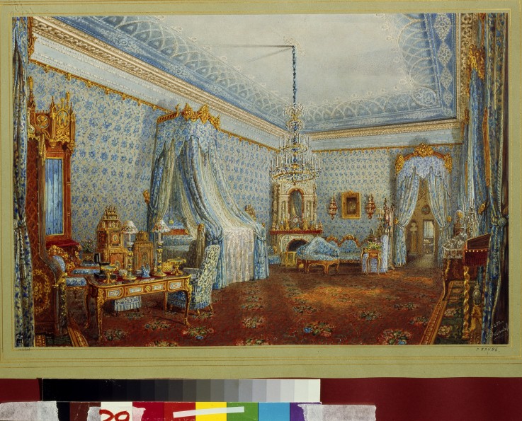 The Bedroom in the Yusupov Palace in St. Petersburg from Wassili Sadownikow