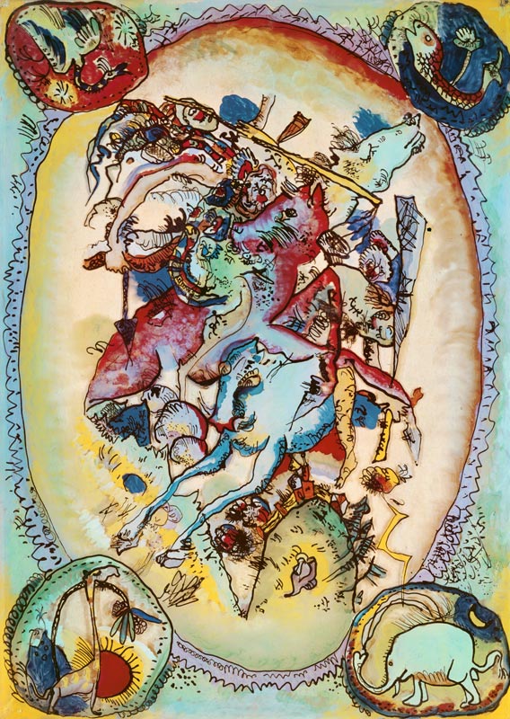 Apokalyptischer Reiter II., from Wassily Kandinsky