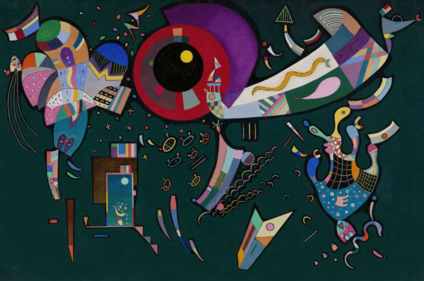 Rund um den Kreis (Autour du cercle). from Wassily Kandinsky