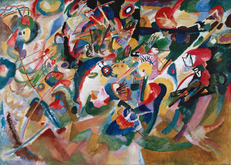 Studie zu Komposition VII. (Entwurf 3) from Wassily Kandinsky