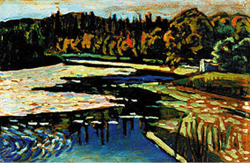 Fluss im Herbst. from Wassily Kandinsky