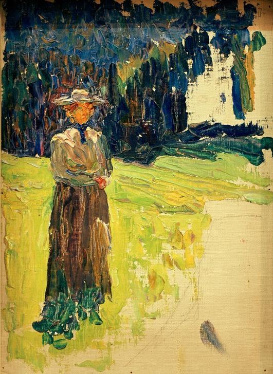 Kochel - Woman Standing… from Wassily Kandinsky