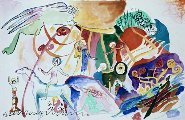 Komposition mit Heiligen from Wassily Kandinsky