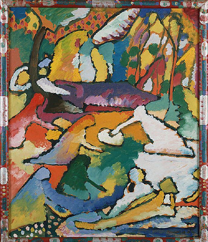 Skizze zu Komposition II. (Fragment) from Wassily Kandinsky