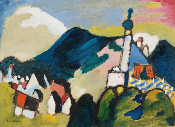 Study of Murnau with Church from Wassily Kandinsky