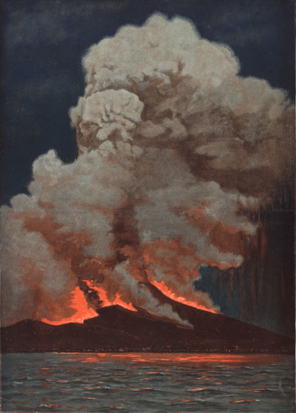 Ausbruch des Vesuvs 1872 from Wilhelm Kranz