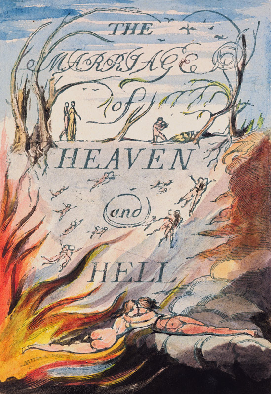 Title Page, from Marriage of Heaven and Hell from William Blake