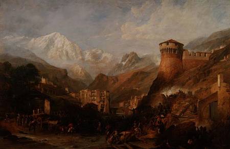 Battle of Rovereto, 4th September 1796 from William Clarkson Stanfield