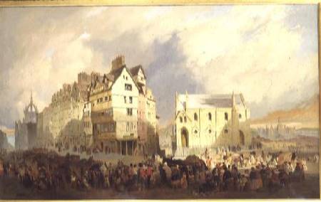 View of the Lawn Market, Edinburgh from William Gavin Herdman