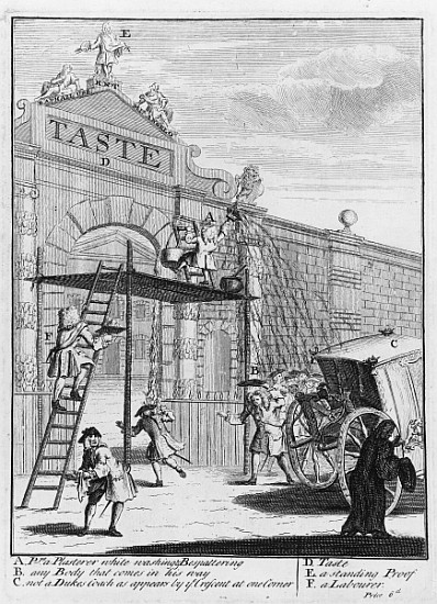 Taste, or Burlington Gate from William Hogarth