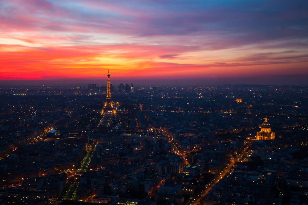 Pariser Sonnenuntergang von Montparnasse from William Jackson
