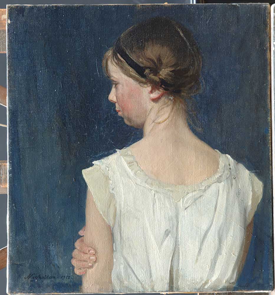 Nancy im Profil, 1912 from William Nicholson