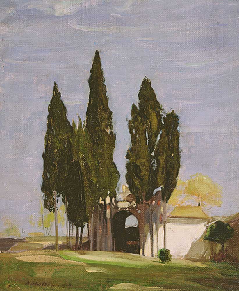Zypressen, Palatin, Rom, 1908 from William Nicholson