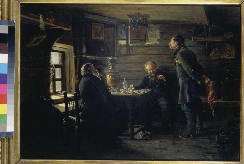 In einem russischen Dorfgasthaus. from Wladimir Jegorowitsch Makowski