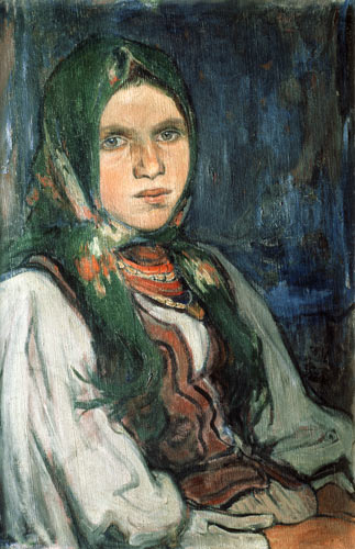Landmädchen (Wiejska dziewczyna) from Wladyslaw Slewinski
