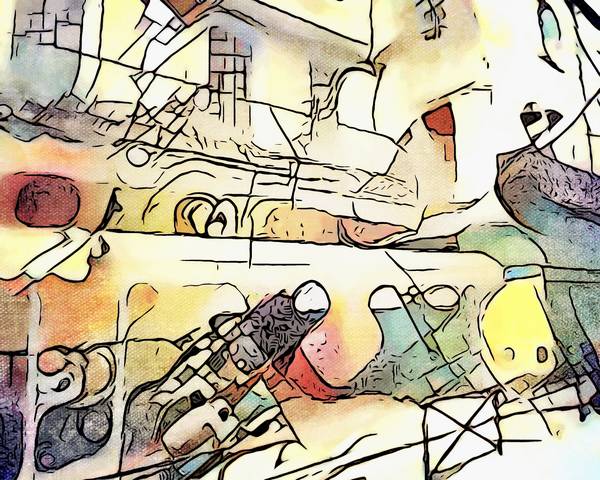Kandinsky trifft Arles, Motiv 3 from zamart